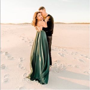 Lulus mythical kind of love dress in green